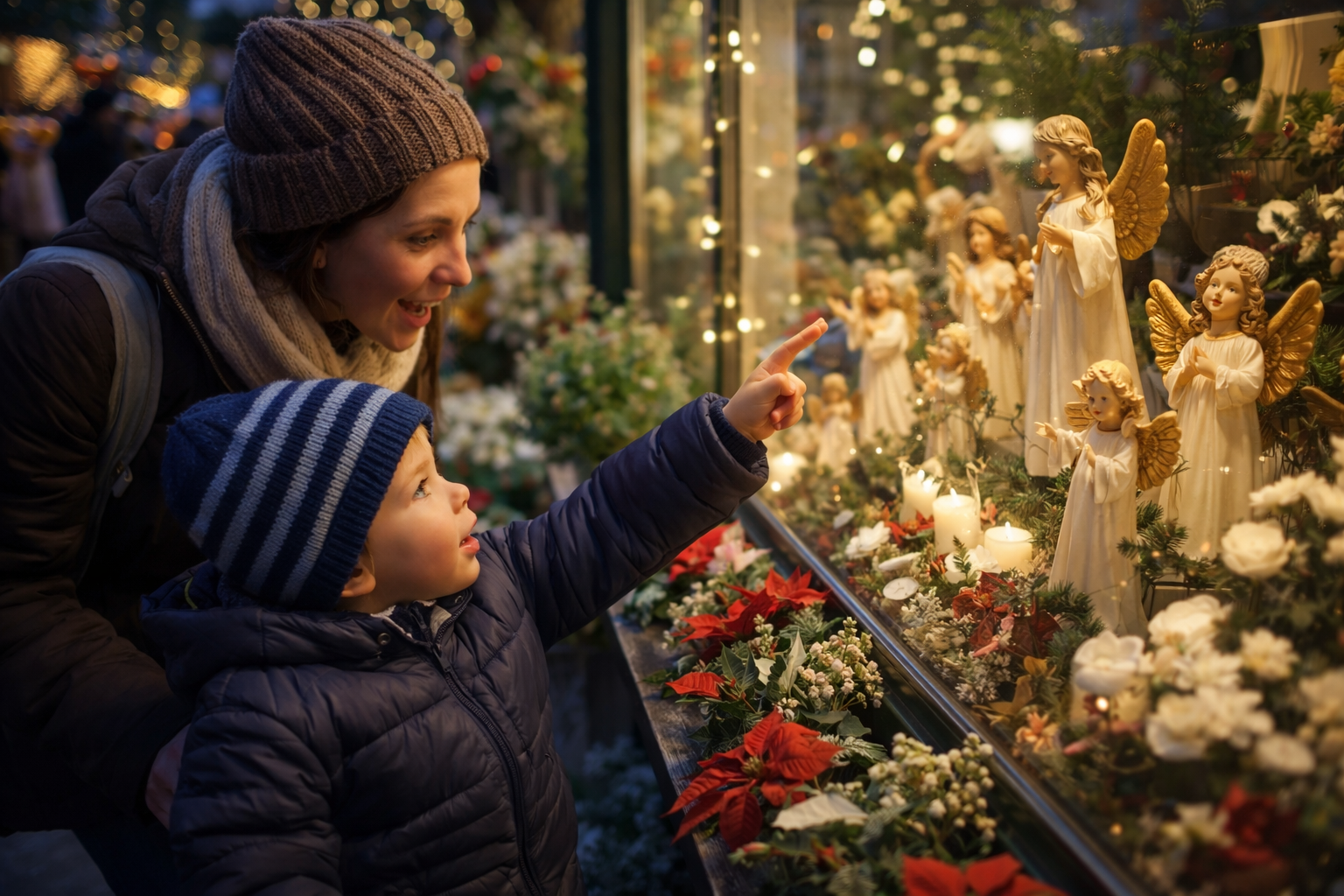 Engelsflügel und Kinderaugen: Ein Weihnachtsrätsel